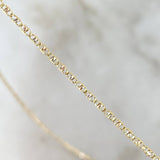 Cadena Escalera Diamantada 3.05gr / 40cm / 2.2mm Tres Oros +3 *