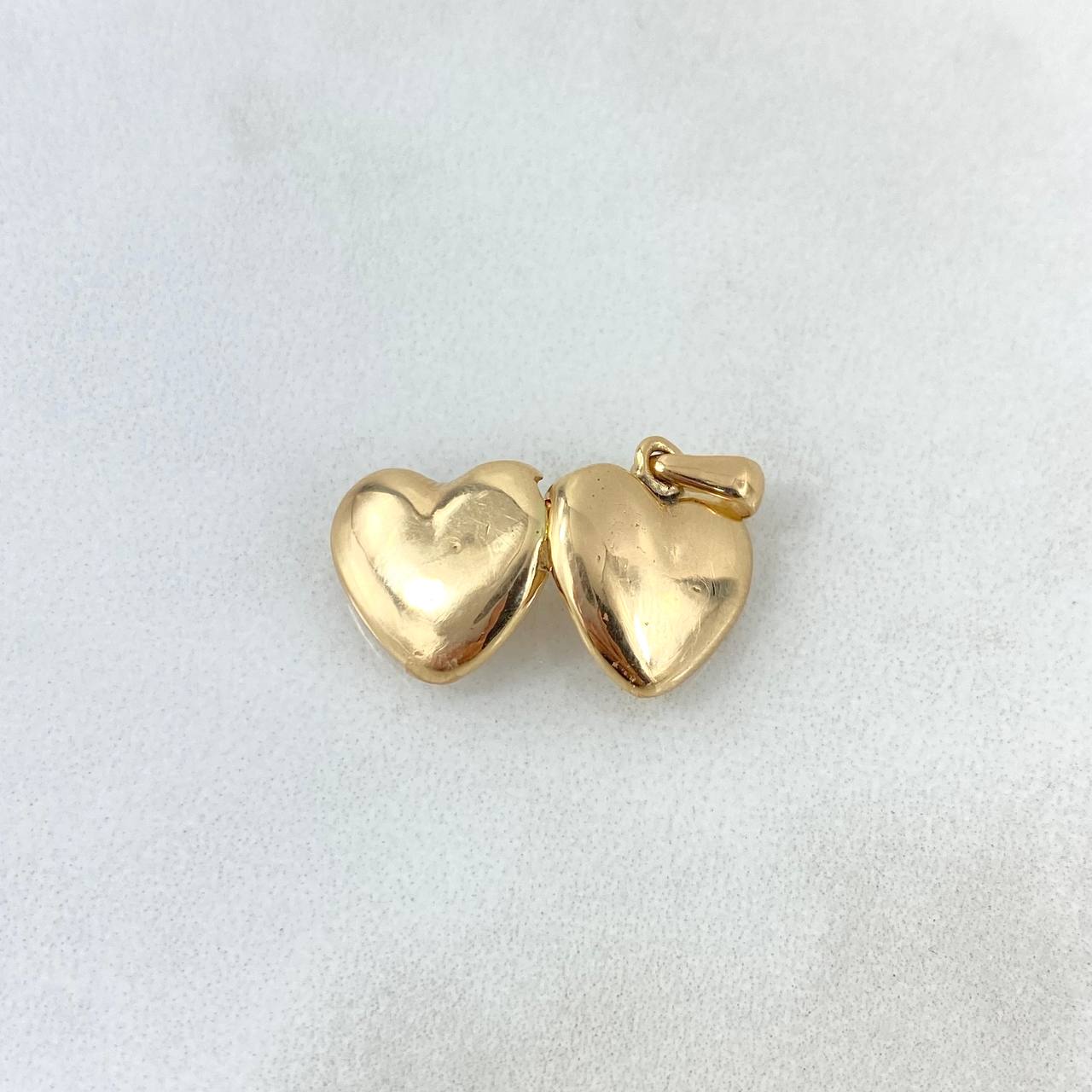 Dije Corazón Relicario 2.45gr / 1.8cm / Oro Amarillo