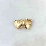 Dije Corazón Relicario 2.5gr / 1.8cm / Oro Amarillo