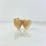Dije Corazón Relicario 2.5gr / 1.8cm / Oro Amarillo