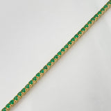 Pulso Tennis 7gr / 18cm / 2.5mm Oro Amarillo +4 18K %