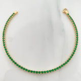 Pulso Tennis 7gr / 18cm / 2.5mm Oro Amarillo +4 18K %