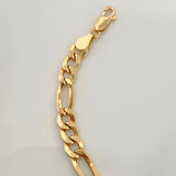 Pulso Figaro 6.1gr / 22cm / 6.3mm Oro Amarillo +1 18K %