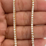 Pulso Tennis 7.7gr / 18cm / 2.5mm Oro Amarillo +4 18K %