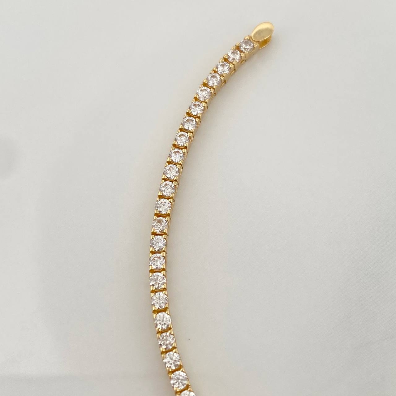 Pulso Tennis 7.7gr / 18cm / 2.5mm Oro Amarillo +4 18K %
