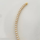 Pulso Tennis 7.7gr / 18cm / 2.5mm Oro Amarillo +4 18K %
