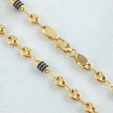 Cadena Rústica GC 3x1 9.55gr / 60cm / 4.5mm Oro Amarillo 18K ©