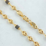 Cadena Rustica GC 3x1 9.3gr / 60cm / Oro Amarillo Nac.Esp. 18K ©