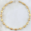 Pulso Rustico Adije 4.25gr / 22cm / Oro Amarillo Nac.Esp. 18K *