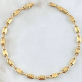Pulso Rustico Adije 4.15gr / 20cm / Oro Amarillo Nac.Esp. 18K ©