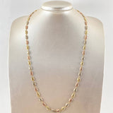 Cadena Rustica Canotilla 9.7gr / 60cm / Tres Oros 18K *