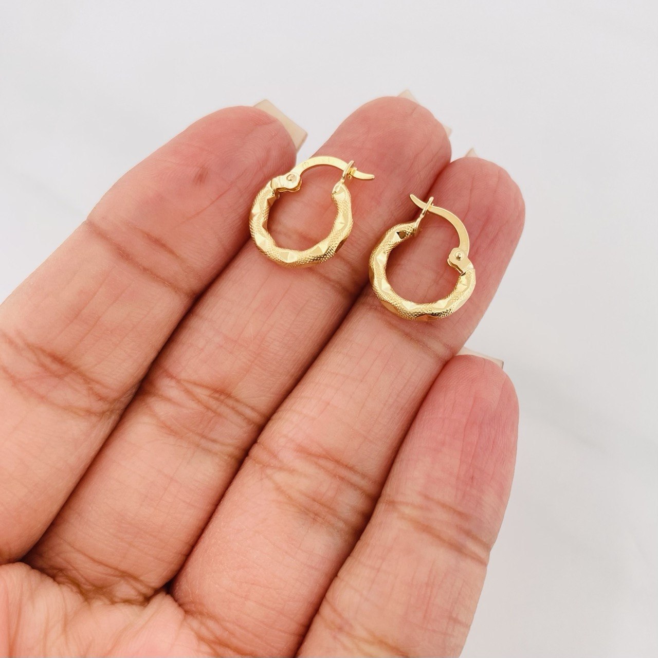 Candongas Kataleya 1.05 g / 1.03 cm Oro Amarillo 18K