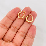 Candongas Kataleya 1.05 g / 1.03 cm Oro Amarillo 18K