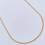 Cadena China 3.7gr / 60.4cm / 1.54mm Oro Amarillo +1 18K %