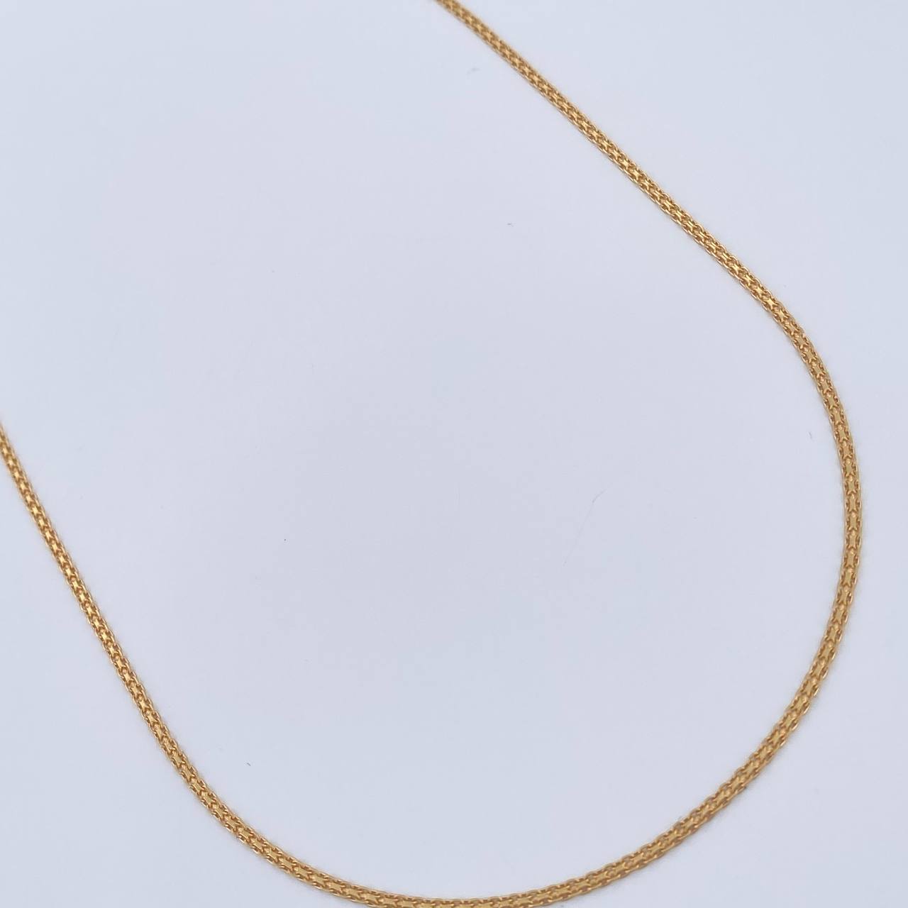 Cadena China 3.1gr / 60.4cm / 1.4mm Oro Amarillo +1 18K %