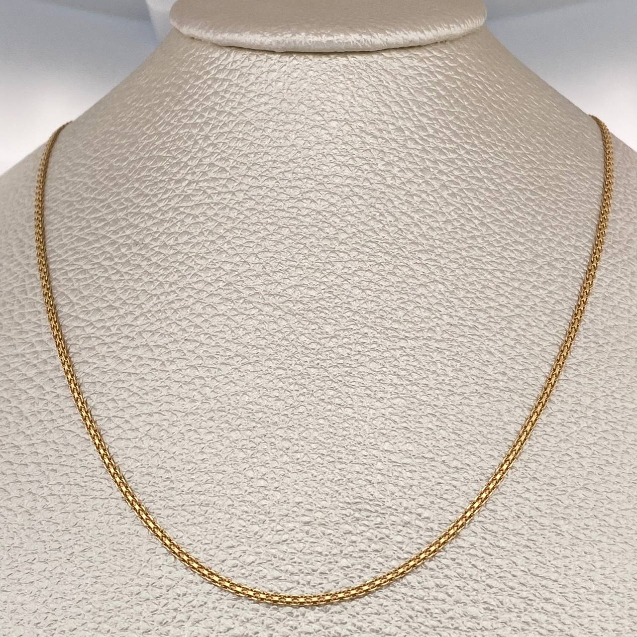 Cadena China 3.05gr / 60.4cm / 1.4mm Oro Amarillo +1 18K %