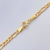 Cadena Figaro 4.5gr / 60.7cm / 3.25mm Oro Amarillo +1 18K &