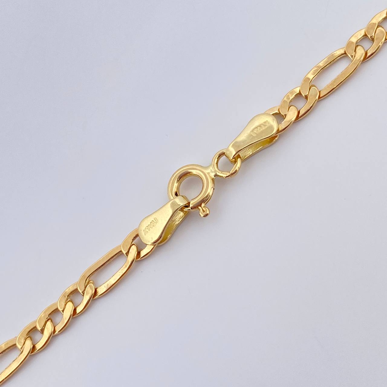 Cadena Figaro 5.8gr / 60.4cm / 3.08mm Oro Amarillo +1 18K &
