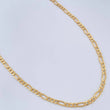 Cadena Figaro 5.45gr / 60cm / 3.34mm Oro Amarillo +1 18K $