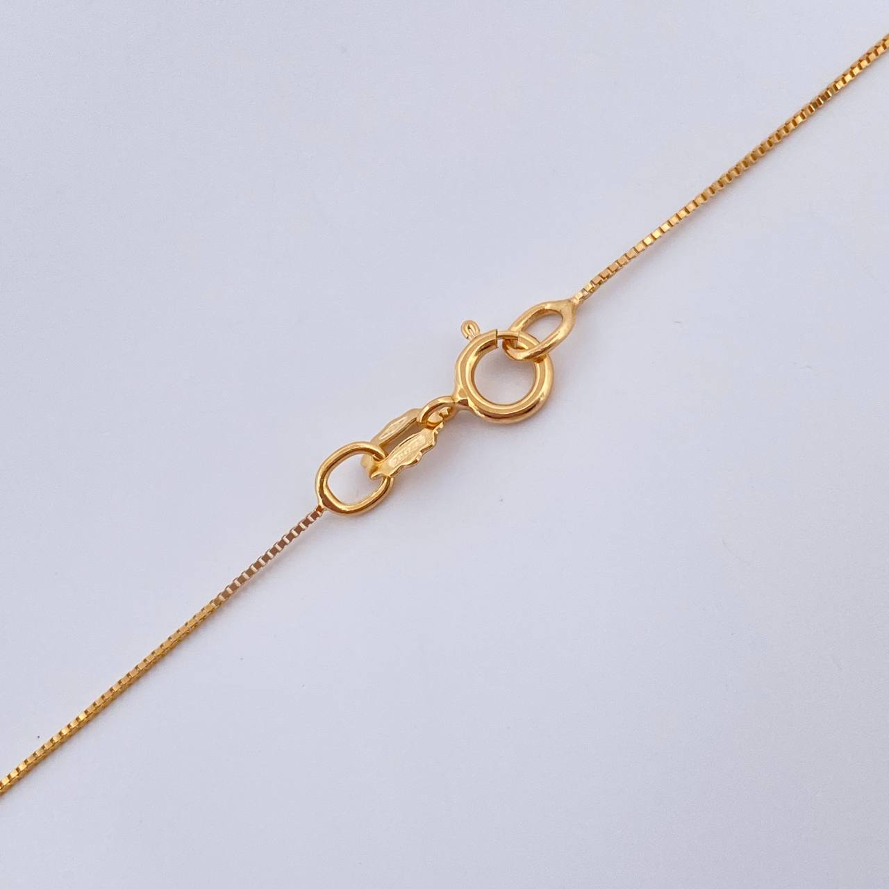 Cadena Veneciana 0.8gr / 45cm / 0.4mm Oro Amarillo +3 18K %