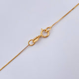 Cadena Veneciana 0.8gr / 45cm / 0.4mm Oro Amarillo +3 18K %