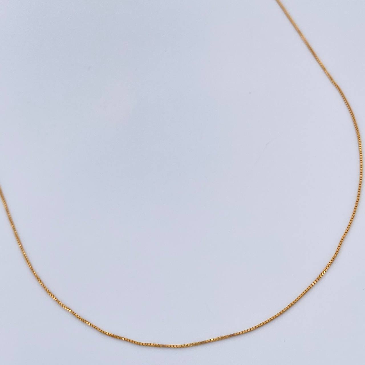 Cadena Veneciana 0.8gr / 45.2cm / 0.45mm Oro Amarillo +3 18K &