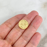 Herraje San Benito 0.95gr / 1.5cm / Tambor Oro Amarillo