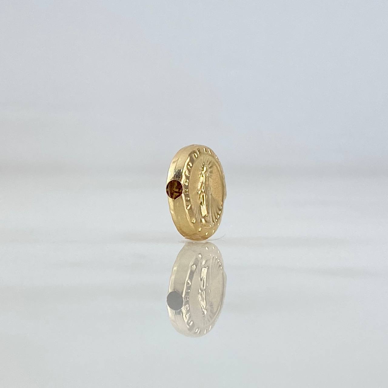 Herraje Virgen Milagrosa 0.4gr / 0.8cm / Tambor Oro Amarillo ©