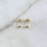 Topos Media Bola 4mm 0.45gr / Lisas Oro Amarillo ©
