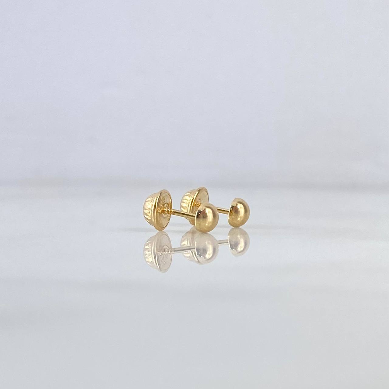 Topos Media Bola Lisa 0.45gr / 4mm Oro Amarillo *