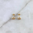 Topos Media Bola 0.9gr / 8mm Diamantada Oro Amarillo