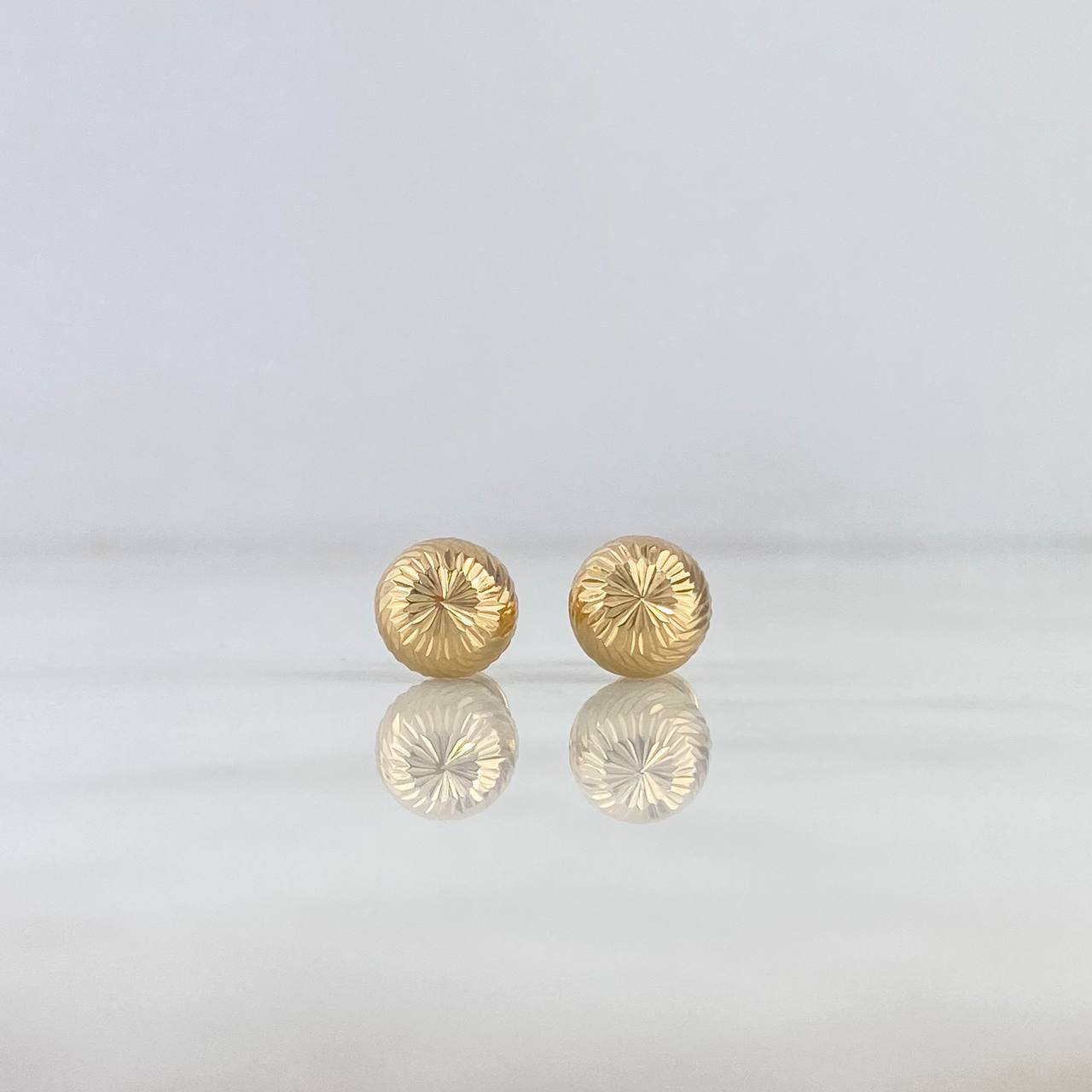 Topos Media Bola 8mm 0.95gr Diamantada Oro Amarillo