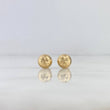 Topos Media Bola 8mm 0.95gr Diamantada Oro Amarillo