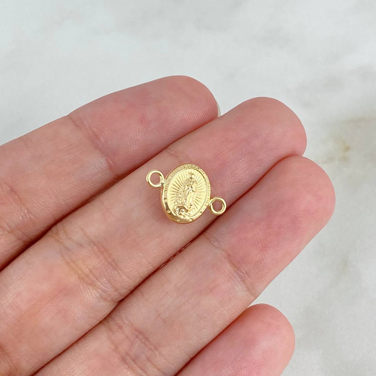 Herraje Virgen de Guadalupe 0.45gr / 1.4cm / Oro Amarillo