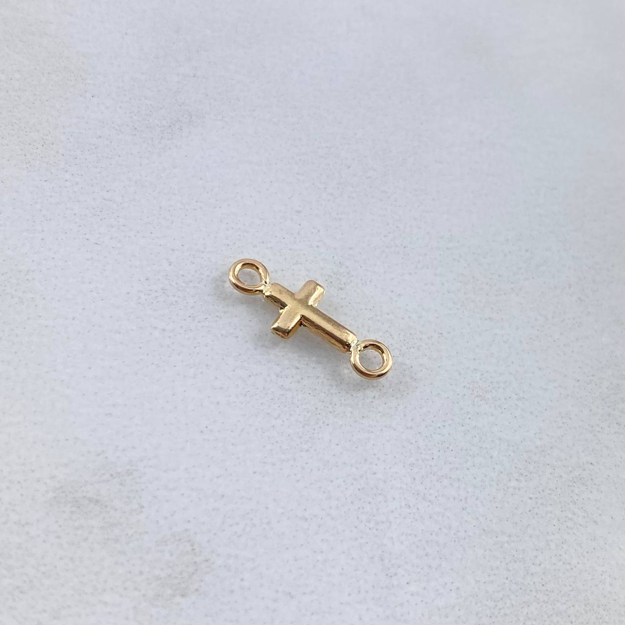 Herraje Cruz 0.2gr / 1.4cm / Oro Amarillo