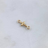 Herraje Cruz 0.2gr / 1.4cm / Oro Amarillo