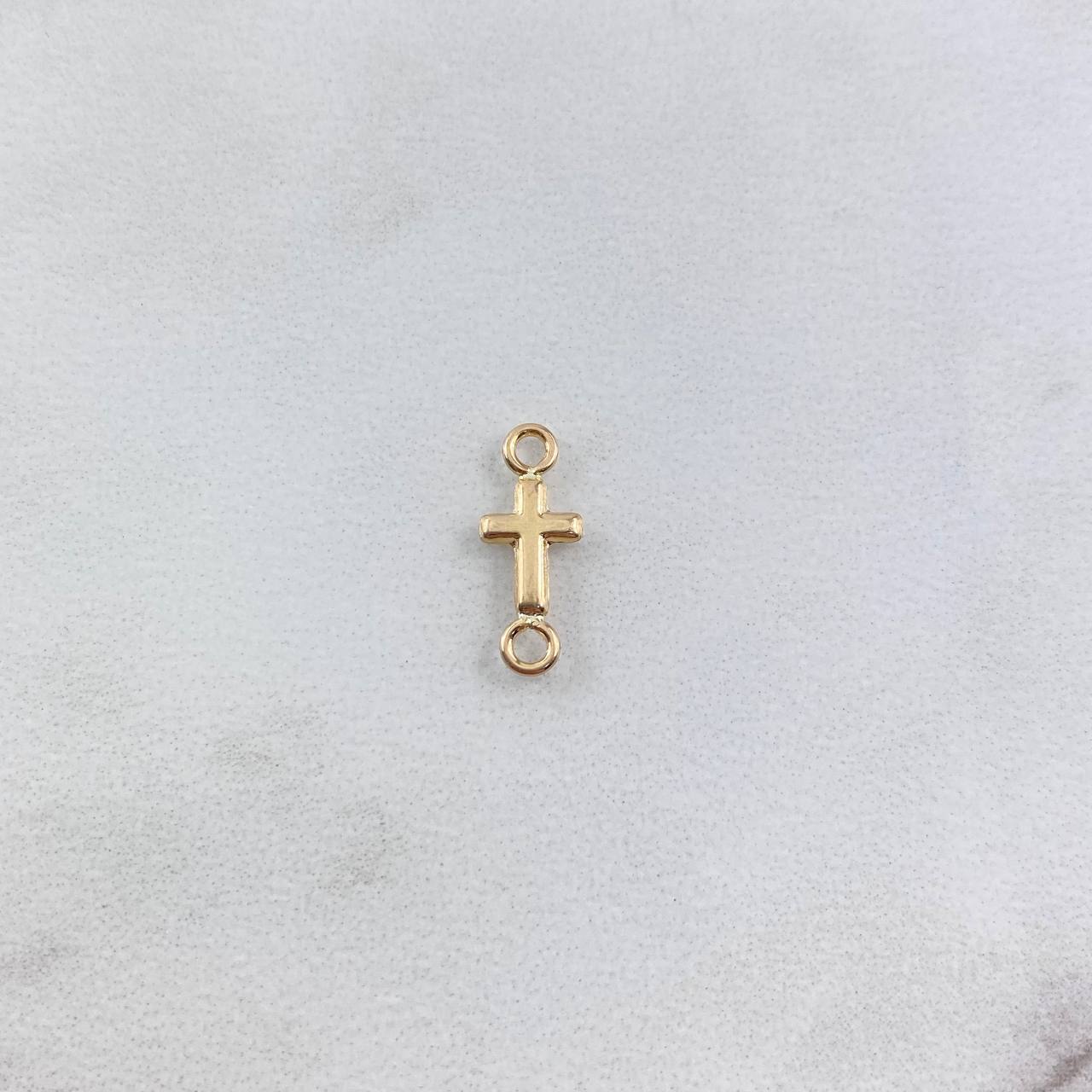 Herraje Cruz 0.2gr / 1.4cm / Oro Amarillo
