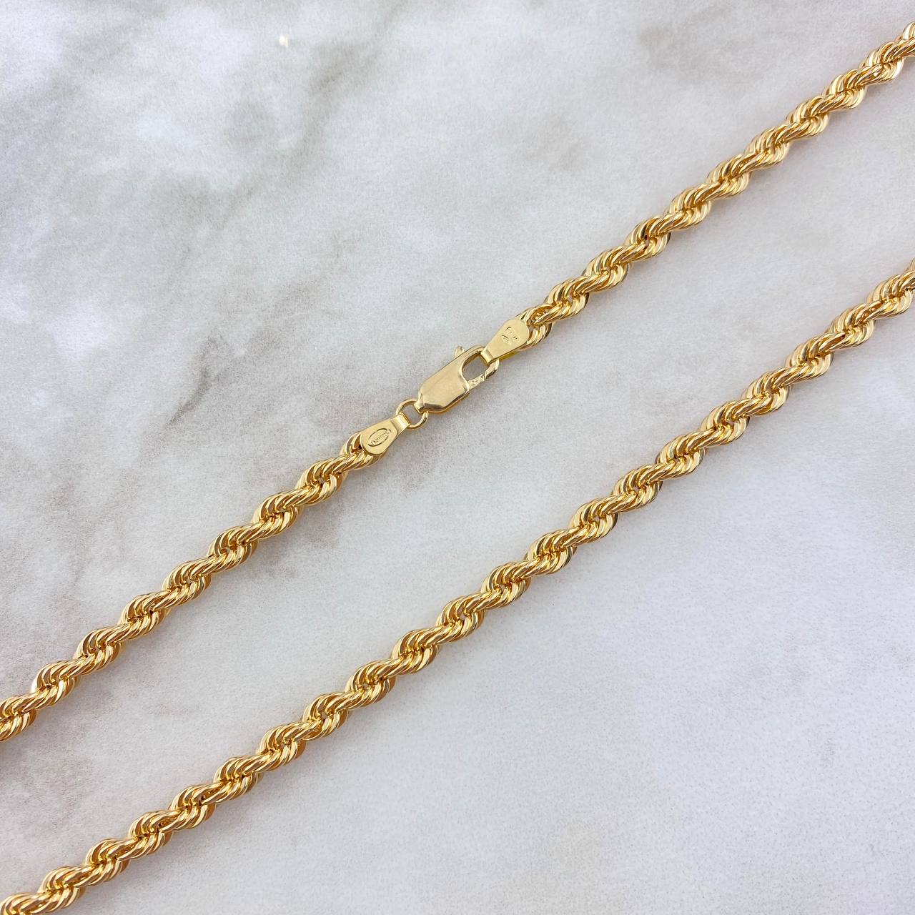 Cadena Lazo 10.45gr / 60cm / 4.4mm Oro Amarillo +3