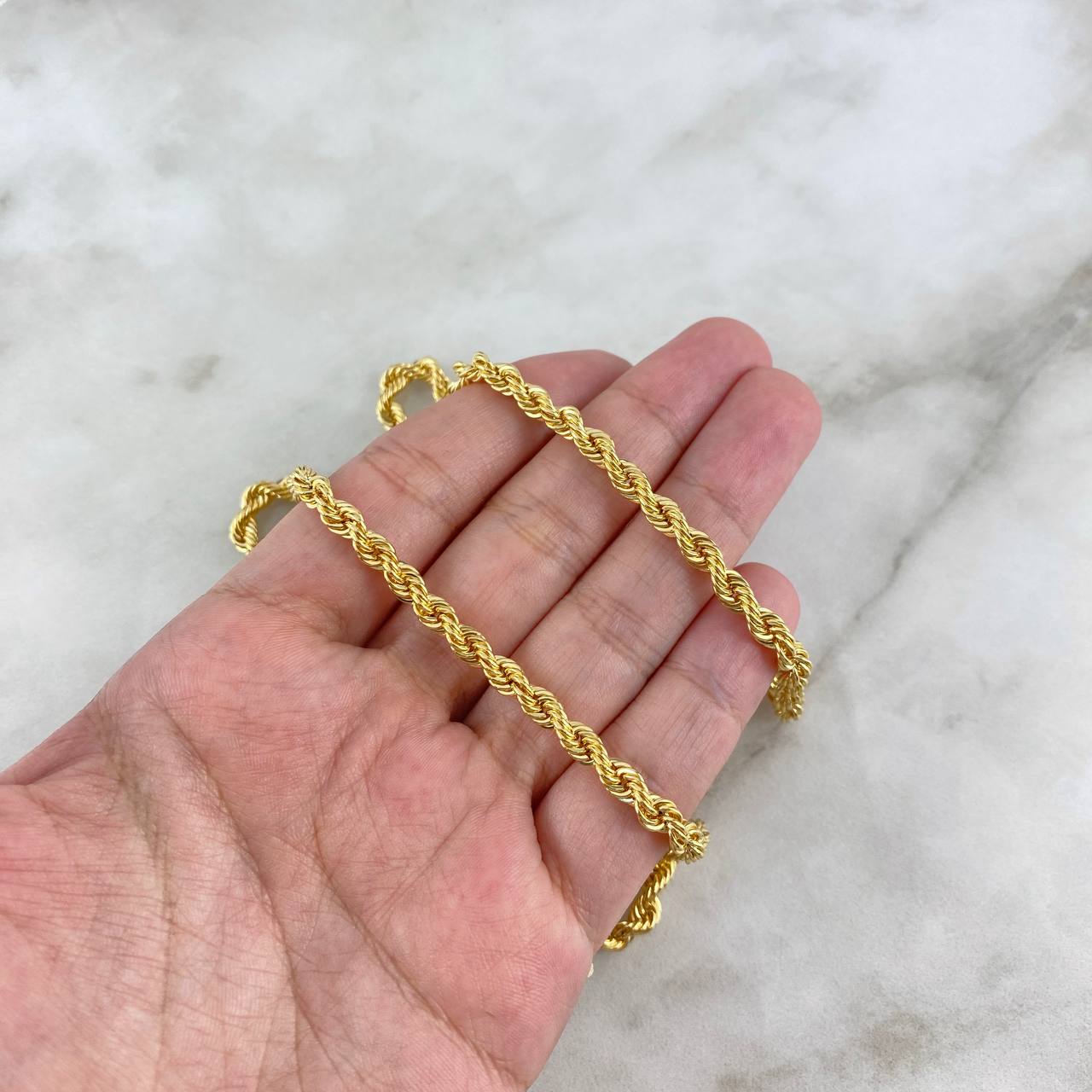 Cadena Lazo 10.8gr / 50cm / 4.4mm Oro Amarillo +3