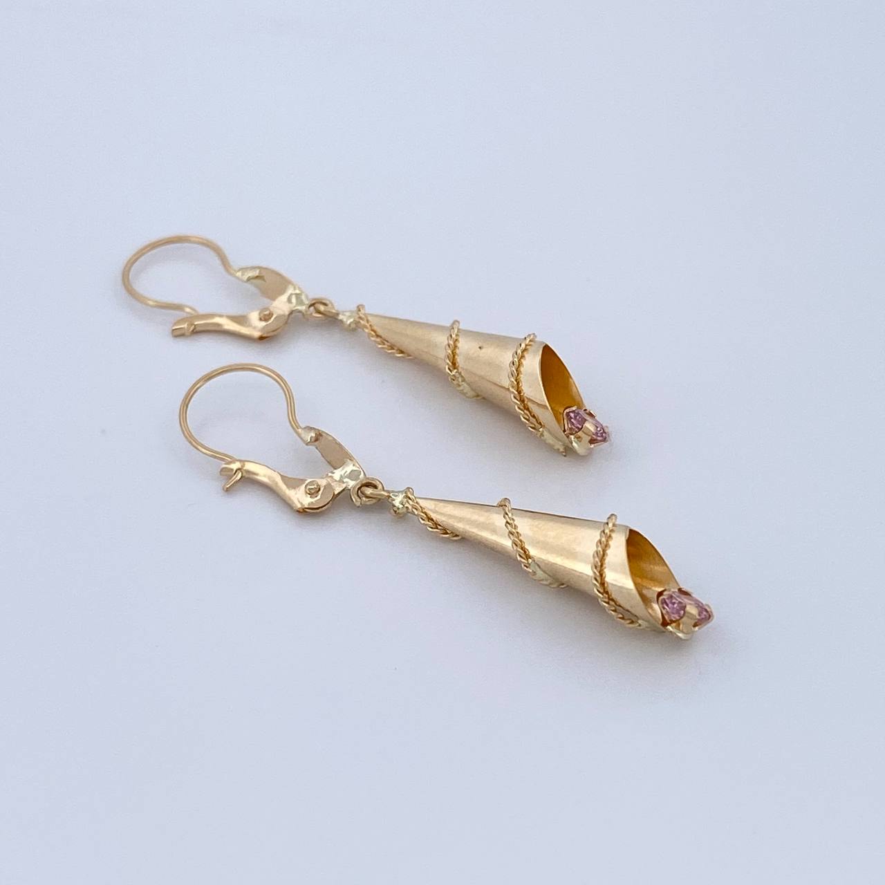 Candongas Lagrima 1.75gr / 4cm / Oro Amarillo 18K %