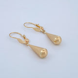 Candongas Lagrima 1gr / 3.3cm / Oro Amarillo 18K &