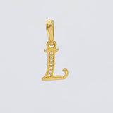 Dije Letra Cursiva L 0.85g / 1.9cm Oro Amarillo 18K