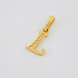 Dije Letra Cursiva L 0.8g / 1.9cm Oro Amarillo 18K