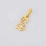 Dije Letra Cursiva S 1.05g / 2cm Oro Amarillo 18K