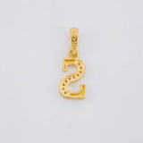 Dije Letra Cursiva S 1.05g / 2cm Oro Amarillo 18K