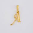 Dije Letra Cursiva a 1g / 2.3cm Oro Amarillo 18K