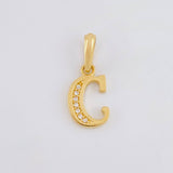 Dije Letra Cursiva C 1g / 1.8cm Oro Amarillo 18K