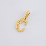 Dije Letra Cursiva C 0.95g / 1.8cm Oro Amarillo 18K