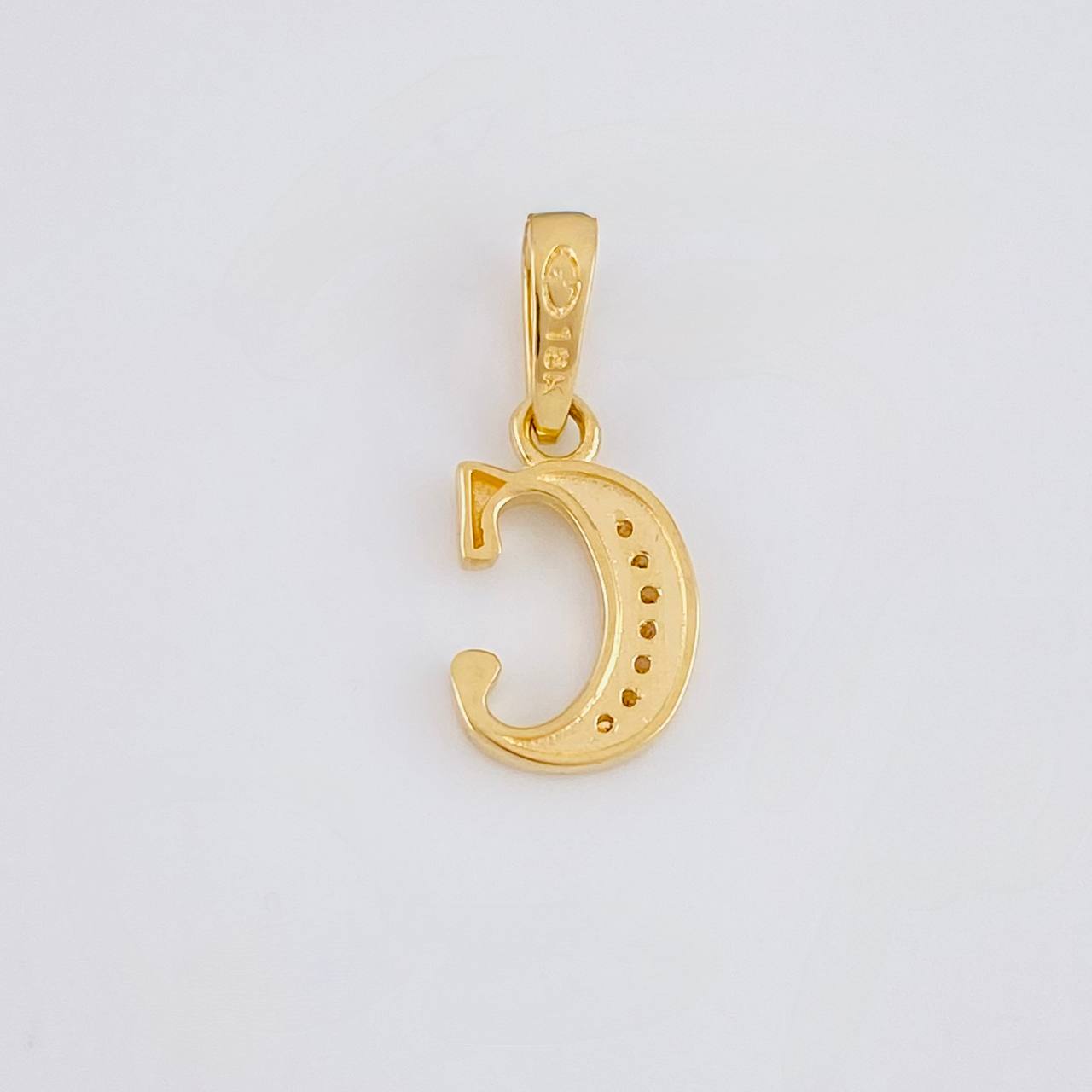 Dije Letra Cursiva C 1g / 1.8cm Oro Amarillo 18K