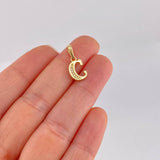 Dije Letra Cursiva C 1.05g / 1.8cm Oro Amarillo 18K